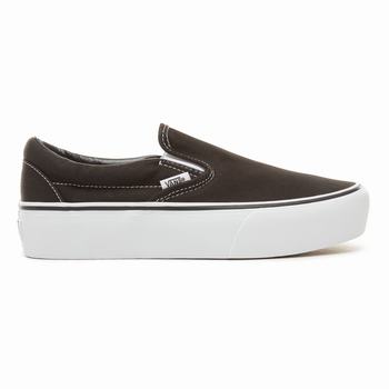 Vans Classic Platform - Naisten Platform kengät - Mustat